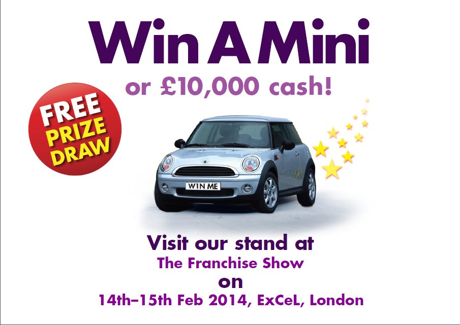 win a mini at franchise show