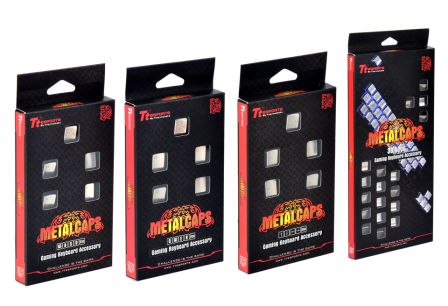 The WEB Tt eSPORTS METALCAPS will come in four varieties